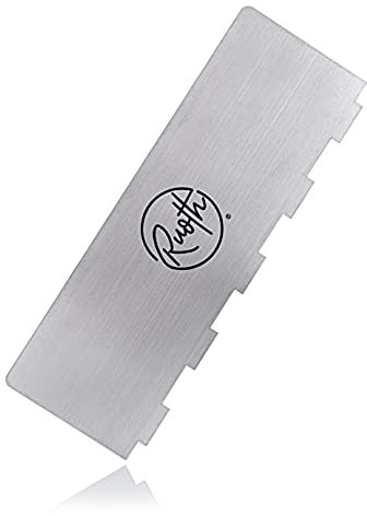 Ruoth® Raspador metálico de peine para tartas (9 pulgadas/22,9 cm). Alisador de contorno metálico para hacer rayas en el glaseado. Ideal para añadir a tu colección de accesorios de pastelería