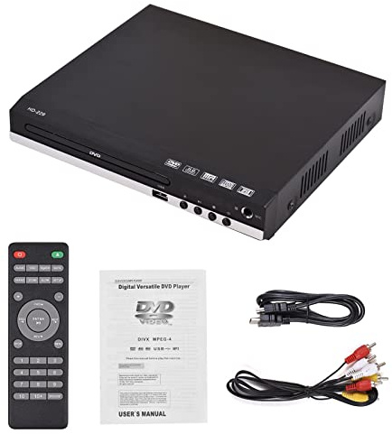 Lettore DVD domestico HD-229 lettore DVD lettore CD lettore multimediale digitale riproduzione disco U uscita AV HD con telecomando