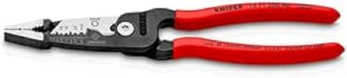 KNIPEX Multifunktions-Elektrikerzange metrisches Modell mit Kunststoff überzogen 200 mm, 13 71 200 ME