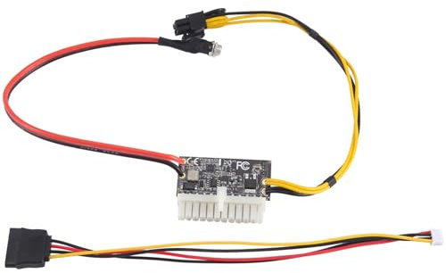 CosyCaya Alta Potencia 300W 12V DC5.5X2.5MM Entrada DC-ATX PSU ATX Switch MineríA PSU 24Pin Mini ITX DC ATX Fuente de AlimentacióN para PC