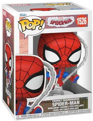 Funko Pop! Marvel: Friendly Neighborhood Spider-Man - Doctor Strange - Spider-Man - (Final Suit) - Animated Spiderman TV - Vinyl-Sammelfigur - Geschenkidee - Offizielle Handelswaren - Cartoons Fans