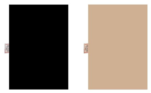 Glico Line Fascia PICC Protettiva Unisex, Fascia Braccio Copri Picc in Tessuto Traspirante, Made in Italy, Nero/Beige, 2 pezzi, M