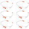 DAJING 6Pcs Goggles Safety Glasses, Protective Glasses for Work, Clear Lenses Eye Protection, Anti-Fog & Scratch-Resistant, Suitable for Welding, Construction, Laboratory, Chemicals, and More