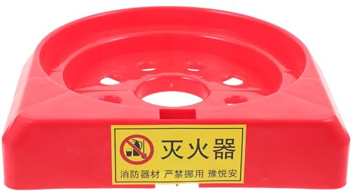 CLISPEED Support Extincteur Sol Plastique Stable pour Voiture Base Solide Compatible Maintien Sûr pour Rangement Coffre et Stockage Extincteur Poudre