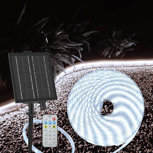 ZAIYW 10M Tira LED Solar Exterior, con Control Remoto y Temporizador