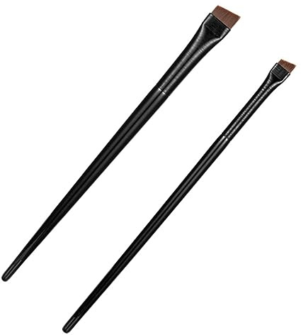 VINTORKY 3 Unidades Cepillo para Cejas Ángulo Delineador de Ojos Precisión Relleno Profesional Maquillaje Portátil