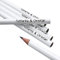KATINGA 25x Weiße Bleistifte mit Wunschgravur, 17.5cm, lackiert (25er)