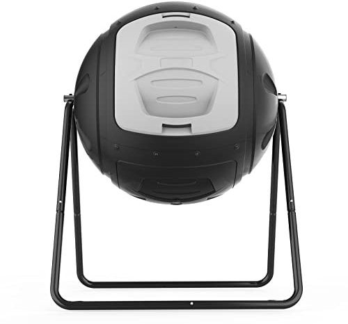 SQUEEZE master Multifunction Compost Tumbler,130L Heavy-Duty Fast-Working Compost Bin with Easy-to-use Drain Plugs to Collect Liquid