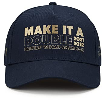 Red Bull Racing Oracle x Puma - Max Verstappen 2022 F1 Meisterschafts-Kappe - Dunkelblau - Unisex - Einheitsgröße