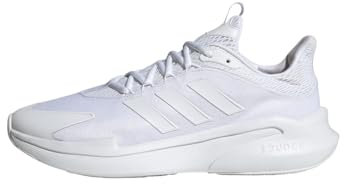 adidas Herren AlphaEdge + Shoes Laufschuhe, Cloud White/Cloud White/Grey One, 40 EU