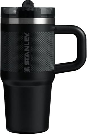 Stanley Quencher ProTour Flip Straw Tumbler | Leakproof Lid, 14 oz, Built-In Straw & Handle, Cup Holder Compatible, Insulated Stainless Steel, BPA-Free, Black