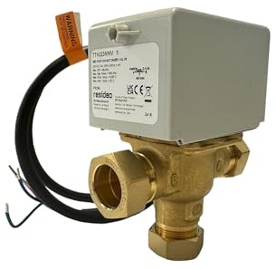 Honeywel Resideo 22mm 3 Port Motorised Mid Position Diverter Valve V4073A1039 (V4073A) TTH223MMW - Hanicks
