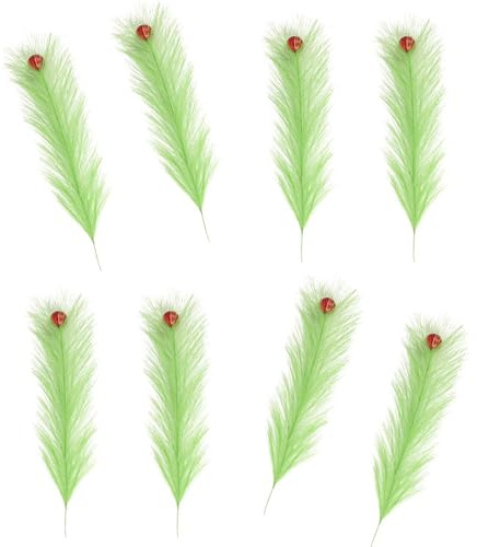 ZYKEJJDDAK Fuskpampasgräs dekor Phragmites bukett för bröllop hem bord blomsterarrangemang hem fuskgräs dekor, gRÖN, one size