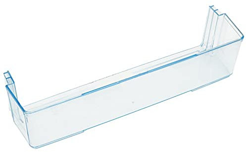 SPARES2GO Fridge Door Lower Shelf Tray compatible with Logik LFC50B14 LFC50S12 LFC50W19 LUL50S13 (390 x 95 x 95mm)