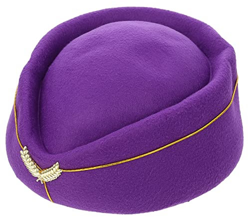 Zerodeko Band Kostümhut Für Stewardess Airplane Hostess Hut Für Dekoration Und Cosplay Leicht Für Uniformen Und Partys