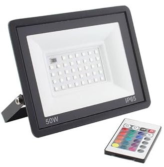 ledbox Proyector LED RGB, 50W + mando a distancia, RGB