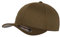 Flexfit Caps Wooly Combed Cap Delta Tartan Glen Unisex Cap Baseball XXS-XXL Basecap Mütze, S-M, 1x Olive & 1x HL-Kauf Notizblock