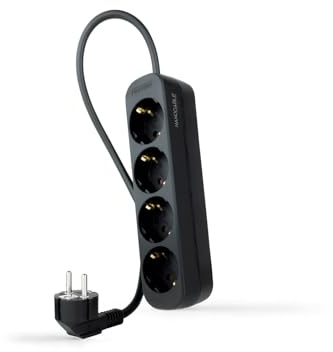 NANOCABLE REGLETA DE ENCHUFES 4 Tomas 1.4 M Negro