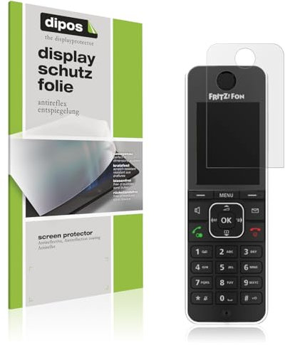 dipos I 4x Schutzfolie matt passend für AVM FRITZ! FON C6 Folie Displayschutzfolie, Ultra-Dünn, Case-Friendly, Fingerprint-Kompatibel