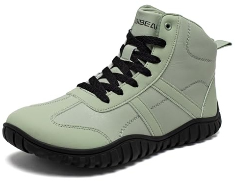 HOBIBEAR Unisex Wide Barefoot Boots for Mens Womens Hiking Outdoor Walking Shoes