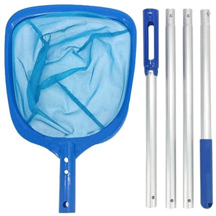 aspiratore piscina Kit di pulizia con aspirapolvere per piscina, rete per fondo pulito per filtro piscina, set di aspirapolvere per piscina, accessori per piscina Kit per piscina(152cm Filter Net)