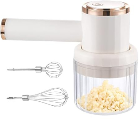 Tritatore D'Aglio | Tritatore 300ml USB Ricaricabile,Schiaccia Aglio Elettrico | Per, Cipolla, Carne, Verdura, Frutta, Noci, Purea, Cucina E Casa