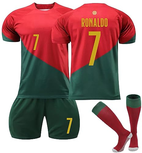 Football Kits for Kids and Adult Home/Away Mens Boys Girls Soccer Jerseys Youth Trainshirts T Shirt, Short and Socks Set Fans Football Gifts