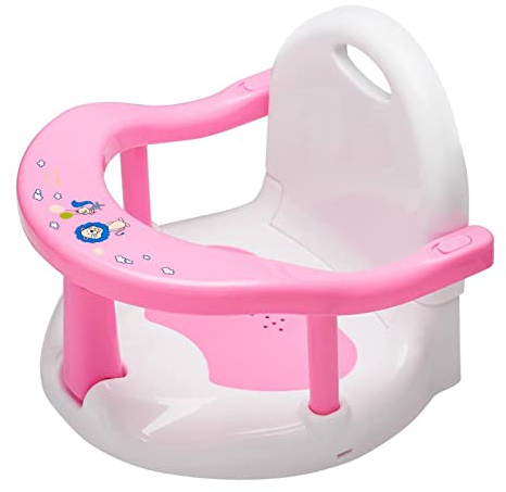Seggiolino da bagno per neonati, per vasca da bagno per bambini, con ventose potenti, seggiolino per vasca da bagno per neonati, per bambini da 6 a 18 mesi