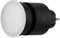 REV Steckdosenlampe - 4-stufig dimmbar, 10W, 850lm, 3000K, Steckdosenlicht zum Einstecken in Steckdosen, Verlängerungskabel & Mehrfachsteckdosen, anthrazit
