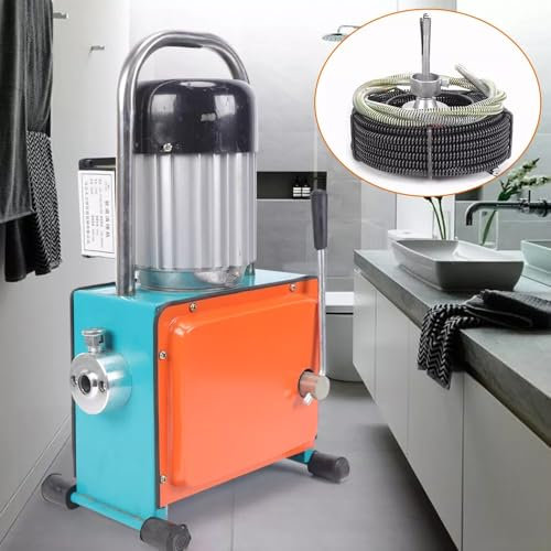 Spirale de nettoyage de tuyau de machine de nettoyage de tuyau électrique 1000w
