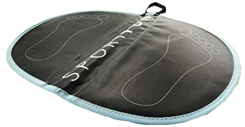 MotiveTech Wetsuit Alfombrilla de Cambio Impermeable con Bolsa Compacta Oxford EVA Portátil para Ropa de Surf Buceo Natación Adecuado para Mujeres Hombres Niños, Azul