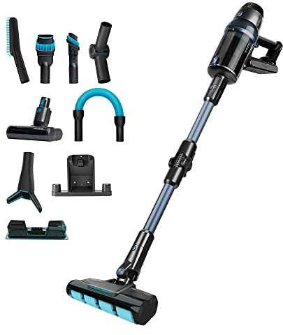 Cecotec Aspirador Escoba Digital Sin Cable Conga Rockstar 3000 Advance Ergowet. 4 en 1, 680 W y 26 kPa, Cepillo Jaliscazo, 230 AW, Autonomía 90 min, 4 Modos, Tubo ErgoFlex, Kit de Accesorios