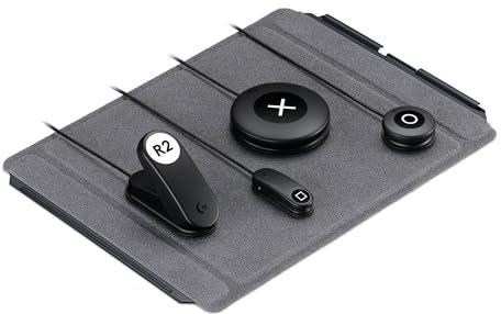 Logitech G Adaptive Gaming Kit For Access Controller, commandes personnalisables haute performance conçues pour la manette Access pour consoles PS5, 8 boutons et gâchettes - Noir