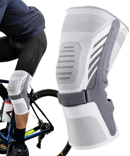 Kustimantu Rodillera para correr, soporte de rodilla para hombres, transpirable, rodillera de compresión, equipo de protección, soporte antideslizante, rodilleras para baloncesto, recuperación