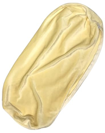 Jackson Roll Zip on Pillowcase (Pillow case only, Does not Include The Pillow) (Yellow Velour)