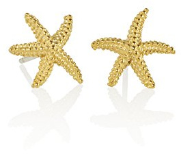 namana Gold Seestern Ohrstecker für Damen, Gold Ohrringe für Frauen und Teenager, Mädchen mit elegantem gebürstetem Finish, nautischer Gold Ohr-schmuck fur Damen in Geschenkbox