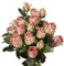 Briful Artificial Roses Fake Flowers 3 Packs Artificial Flowers Rose Buds Long Stem, Pink Roses Artificial Flower Bouquets for Flower Arrangement Wedding Party Centerpiece Home Decoration