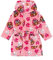 Paw Patrol Girls Hooded Bathrobe | Pink Skye the Rescue Pup All Over Print Dressing Gown For Kids | Cosy Fleece Loungewear Bathrobe | TV Series Nightwear Apparel Gift for Children