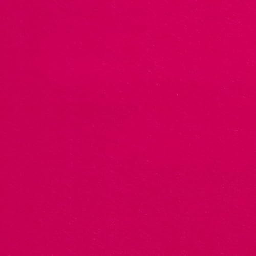 1 Meter Filz Bastelfilz 3 mm Dick / 90 cm Breit Taschenfilz Dekorationsfilz Meterware 26 Farben (Fuchsia)