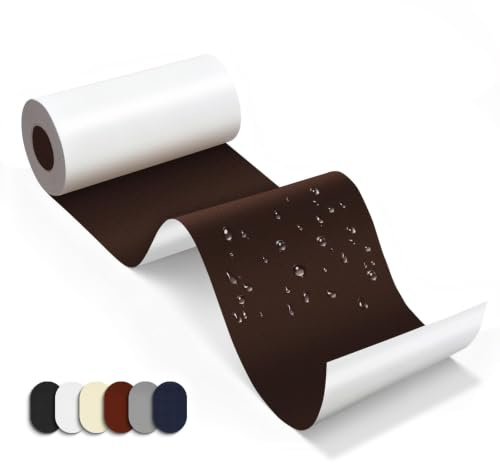 Skystuff Down Jacket Repair Patch, Self-Adhesive Nylon Fabric Repair Tape | 7.6x200CM Waterproof Fabric Tape Repair Patch For Sofa, Down Jacket,Tents, Sleeping Bags, Clothing, Puffer Coats,Dark Cofee