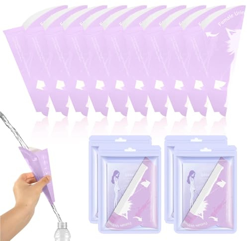 MOERAE Women's Urinella - Pack of 40 Disposable Urination Aid for Outdoor, Festival & Travel