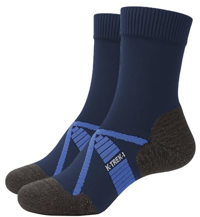 Kaiera - Trek Light - Calcetines Ligeros de Trekking de Lana Merina, Made in Italy, transpirables, ideales para practicar senderismo en verano