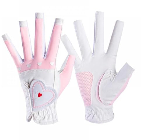 1 par damhandskar fingerlösa mjuka sporthandskar damer flicka granulat anti-handske vänster och höger hand eleganta vantar träning skidåkning löpning sport fest vardagsliv (B, B)