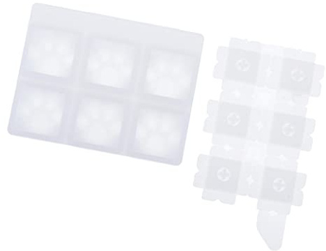 Ysyqkn Material de Resina de Silicona para Botones de Teclado para Hormigón, Posavasos/macetas/bolígrafos/Velas/jabones DIY, Pata de Gato