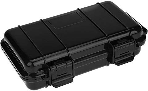 Dilwe Survival-Aufbewahrungsbox, robust, stoßfest, feuerfest, wasserdicht, 190 x 120 x 52 mm