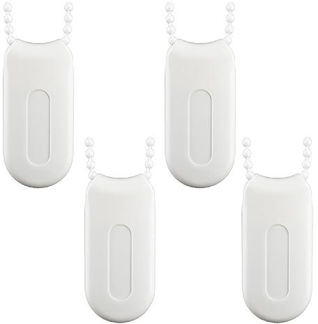 Lowats Poids de Cordon pour Store à Enrouleur - 4 Pièces Accessoires en Plastique Blanc avec Poignées de Rechange