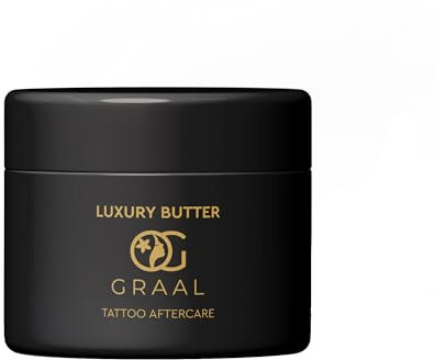 Crema Tatuaggi Guarigione “Luxury Butter” Rivitalizzante Aftercare – Crema per Tatuaggi Idratante Veloce e Naturale – Burro Tattoo Protezione e Microblading, Cicatrizzante e Senza Petrolati