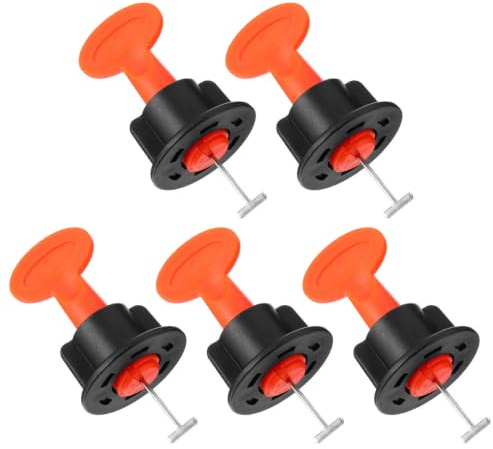 CORHAD Système de nivellement de carrelage 51 pièces avec outils en acier manganèse et PP pour murs et sols - accessoires pour pose carrelage bâtiment