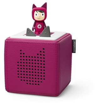 tonies Toniebox 1 Wireless Musical Storybox Starter Set, including 1 Creative, Purple