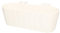 KOTARBAU® Jardinera para balcón 40x15x15cm, Maceta para barandilla de balcón Blanca, Maceta para Colgar, Maceta con Asas para Colgar, Maceta de plástico, Maceta Larga Redondeada, Maceta Colgante